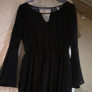 Black cocktail dress